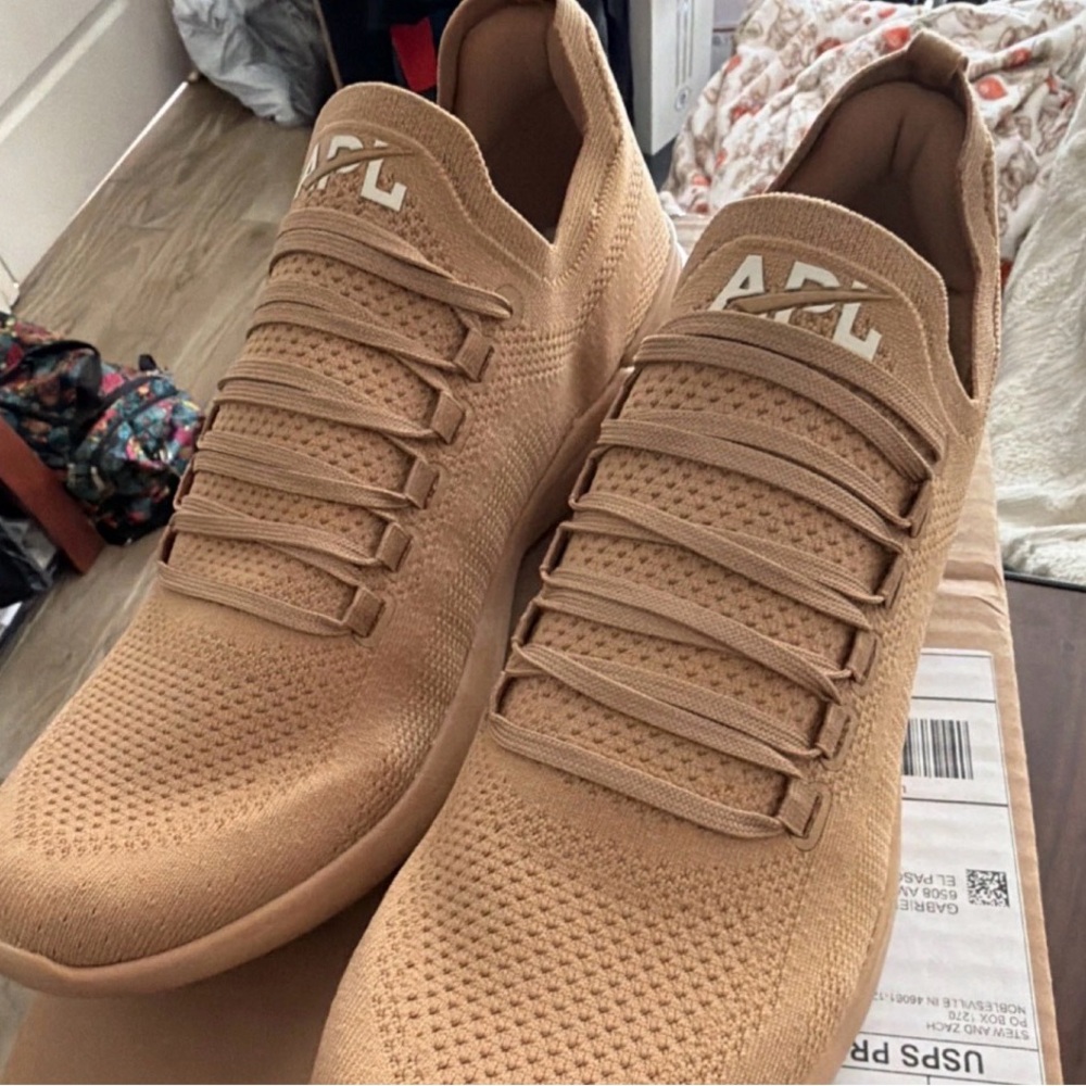 APL Men's Tan Knit Sneakers